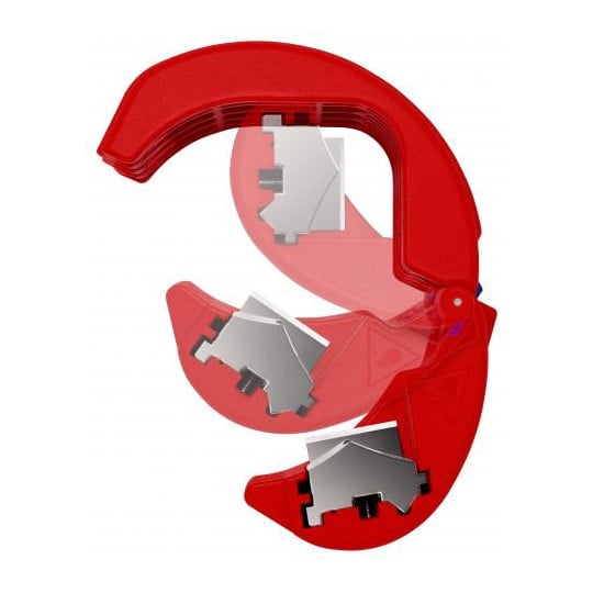 Coupe-tube pour les tubes en plastique de Ø 20 à 50 mm - KNIPEX 90 22 10 BK – Image 3