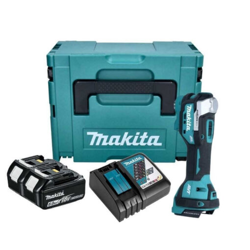 Découpeur ponceur multifonctions 18V LXT (2x6.0 Ah) en Makpac- MAKITA DTM52RGJ