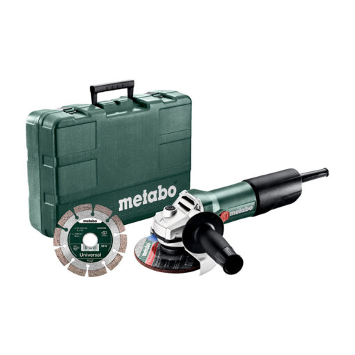 Meuleuse d'angle 850W Ø125mm en coffret W 850-125 Set - METABO 603608510