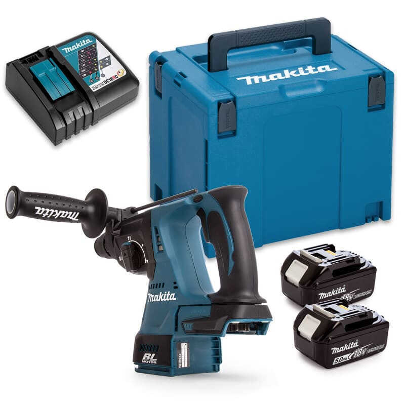 Perforateur burineur SDS-Plus 18V LXT (2x5,0 Ah) en MAKPAC - MAKITA DHR242RTJ