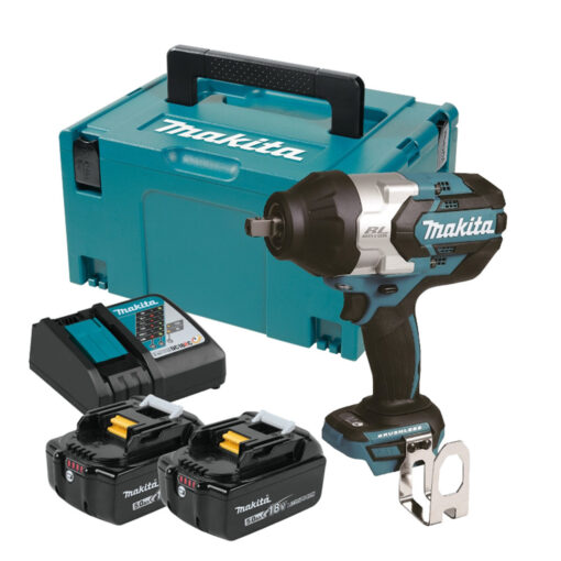 Boulonneuse à chocs 18V LXT 1050Nm (2x5,0 Ah) en MAKPAC - MAKITA DTW1004RTJ