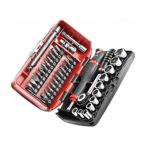 Coffret de douilles 1/4" avec set de vissage (38 pcs) - FACOM R2NANO