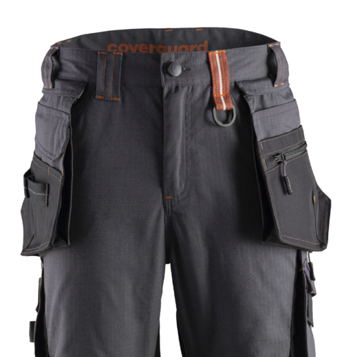 Pantalon de travail stretch Ripstop CRISTOBAL – Anthracite – COVERGUARD CRISTOBAL II – Image 3