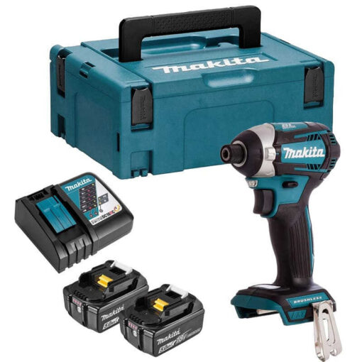 Visseuse à chocs 18V LXT 175Nm (2x5,0 Ah) en MAKPAC - MAKITA DTD154RTJ