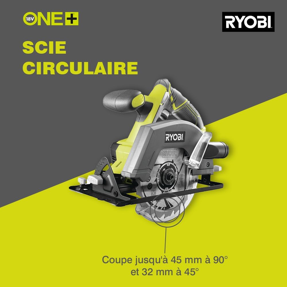 Scie circulaire 18V ONE+ Ø150 mm (Produit seul) R18CSP-0 - RYOBI 5133002628 – Image 3