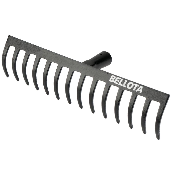 Râteau de Jardin avec 14 Dents - Tête en Acier - Manche Non Inclus - BELLOTA 95114