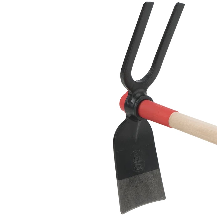 Houe à main forgée professionnelle – usage houe/fourche – Manche bois certifié avec système anti-rotation - BELLOTA HOE228AW1000AP – Image 3