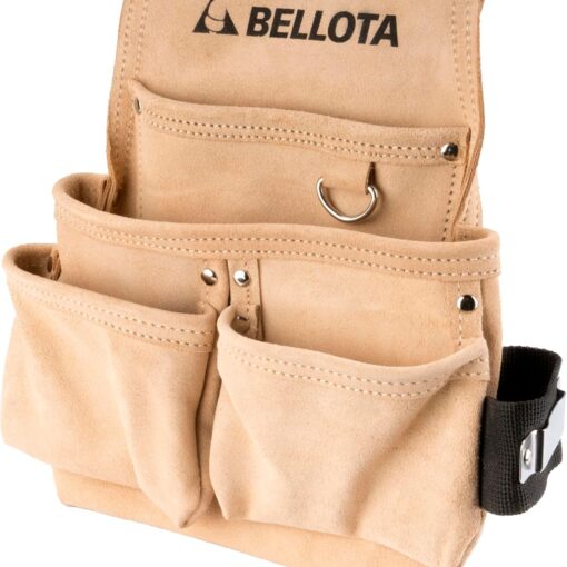 Ceinture porte outils en cuir avec 4 poches - BELLOTA PC4BOL